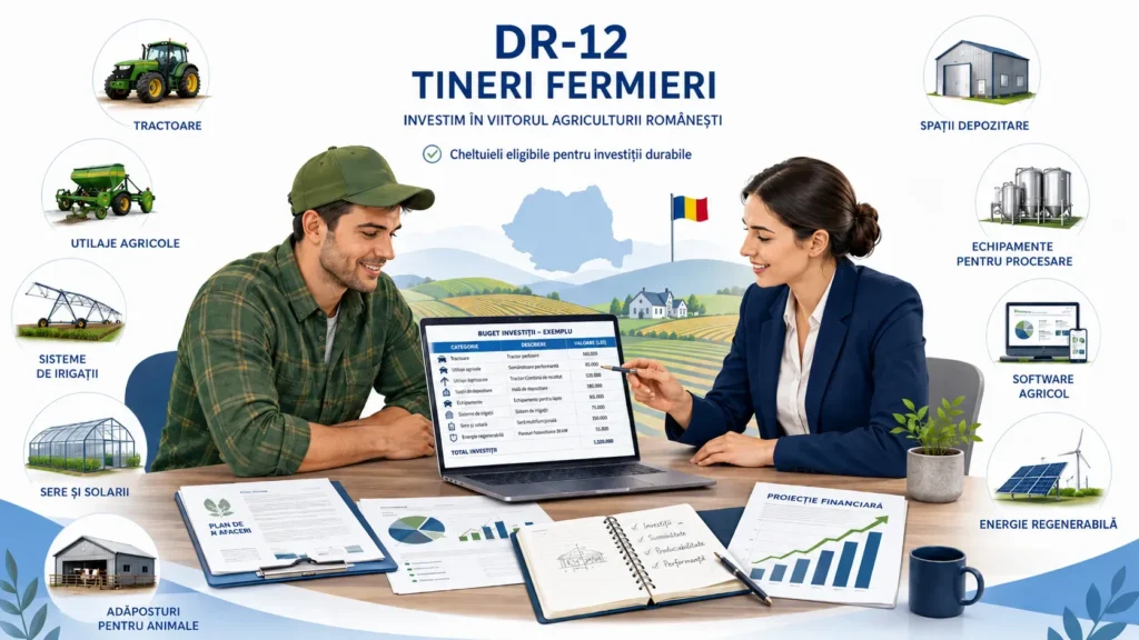Investiții pentru tineri fermieri români