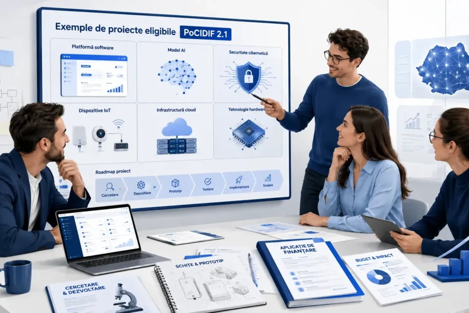 PoCIDIF 2.1 exemple de proiecte software, AI, cybersecurity și IoT