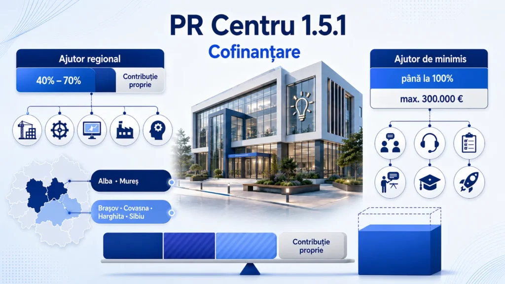 PR Centru 1.5.1 cofinanțare