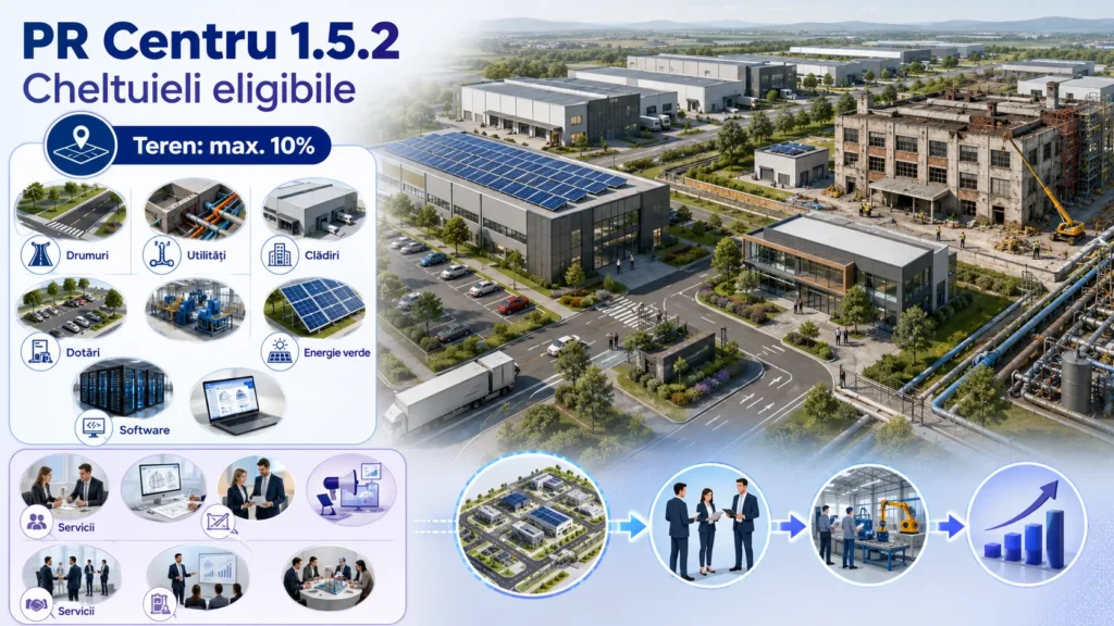 PR Centru 1.5.2 – Parcuri industriale în domenii RIS